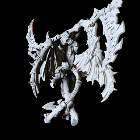 Armoured Succubus Miniature for Dungeons and Dragons, Pathfinder or other TTRPGs