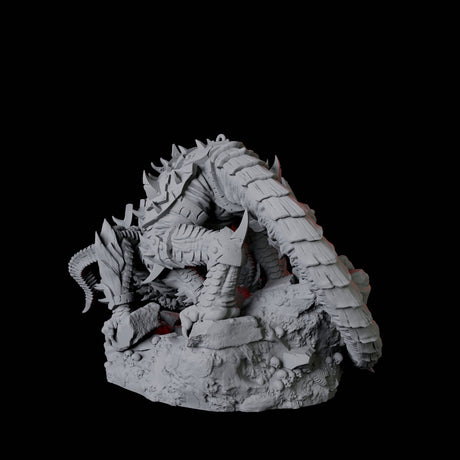 Armoured Udaak A Miniature for Dungeons and Dragons, Pathfinder or other TTRPGs