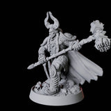 Armoured Warrior Miniature for Dungeons and Dragons, Pathfinder or other TTRPGs