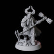 Armoured Warrior Miniature for Dungeons and Dragons, Pathfinder or other TTRPGs