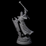Army Leading Elven King Miniature for Dungeons and Dragons, Pathfinder or other TTRPGs