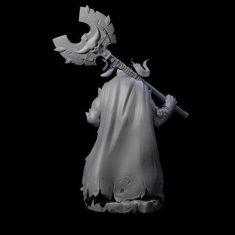 Arresting Demon Warchief Miniature for Dungeons and Dragons, Pathfinder or other TTRPGs