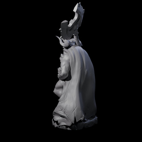 Arresting Demon Warchief Miniature for Dungeons and Dragons, Pathfinder or other TTRPGs