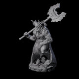 Arresting Demon Warchief Miniature for Dungeons and Dragons, Pathfinder or other TTRPGs