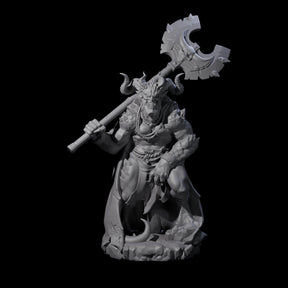 Arresting Demon Warchief Miniature for Dungeons and Dragons, Pathfinder or other TTRPGs