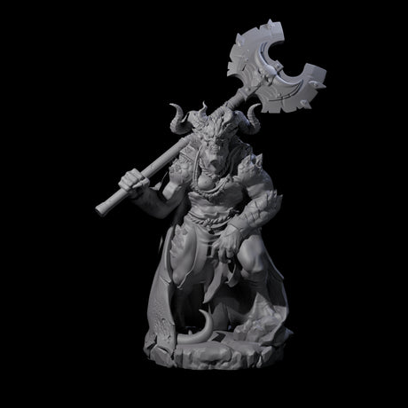 Arresting Demon Warchief Miniature for Dungeons and Dragons, Pathfinder or other TTRPGs