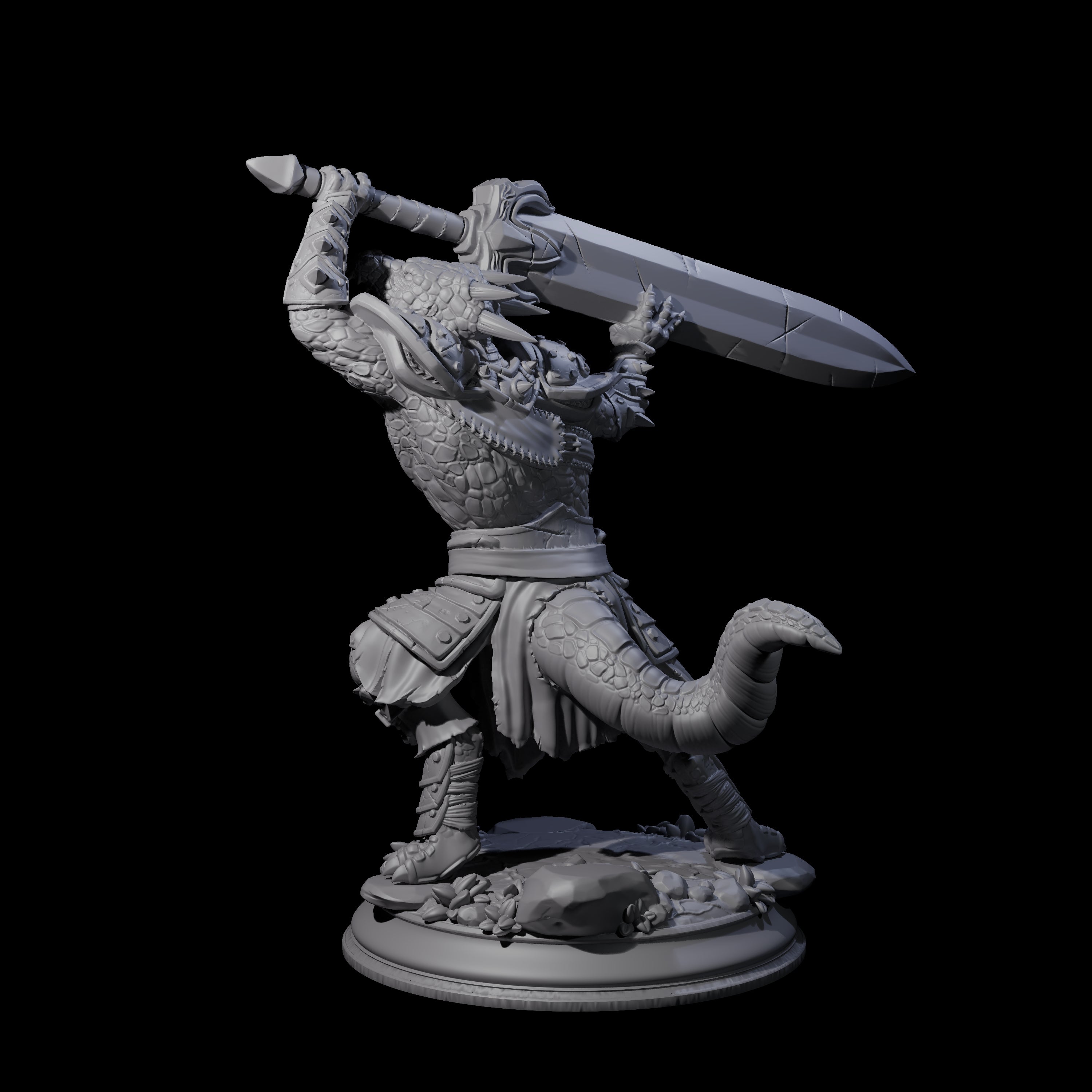 Arrogant Berserker Kobold Miniature for Dungeons and Dragons, Pathfinder or other TTRPGs