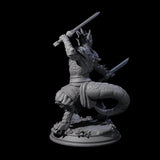 Arrogant Fighter Kobold Miniature for Dungeons and Dragons, Pathfinder or other TTRPGs