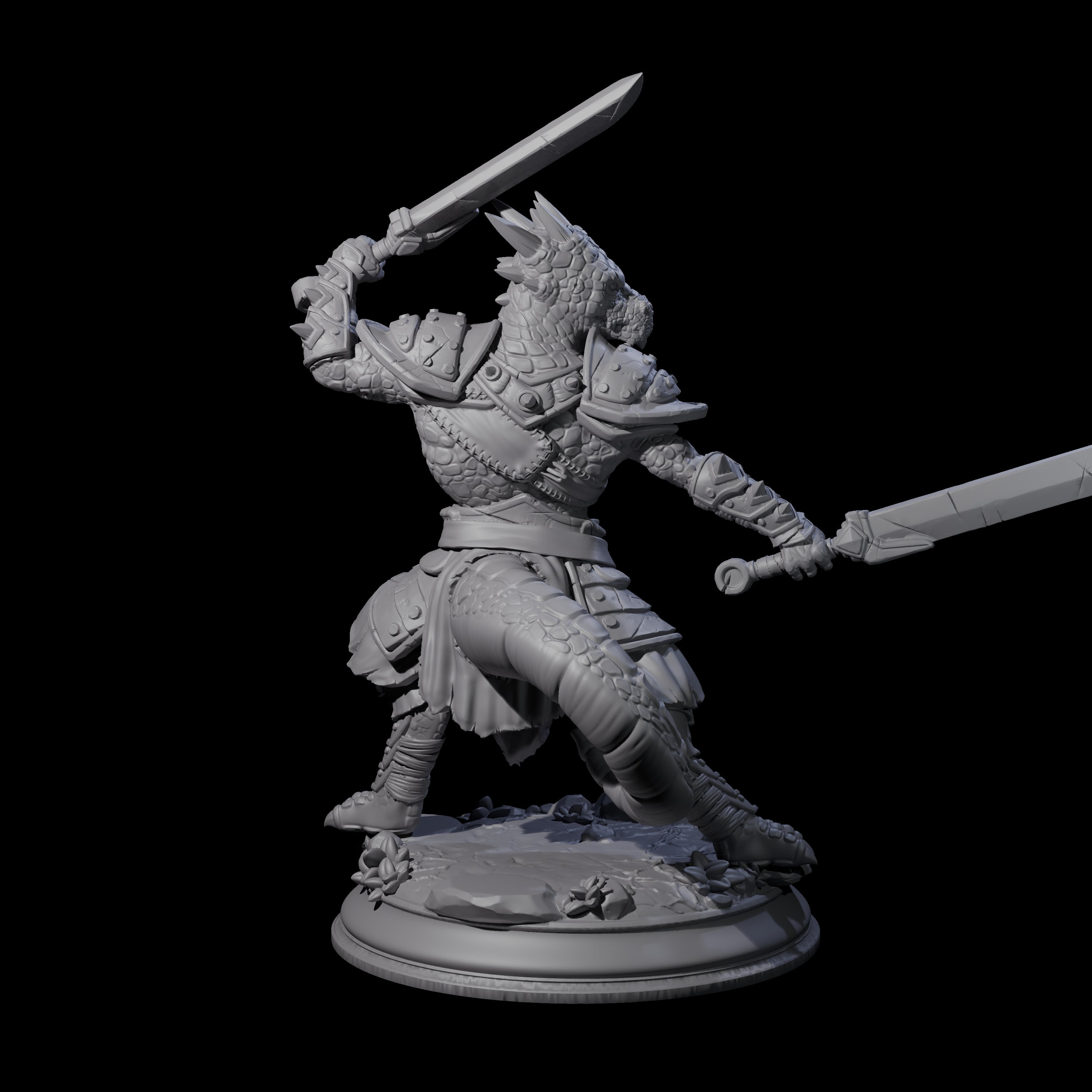 Arrogant Fighter Kobold Miniature for Dungeons and Dragons, Pathfinder or other TTRPGs