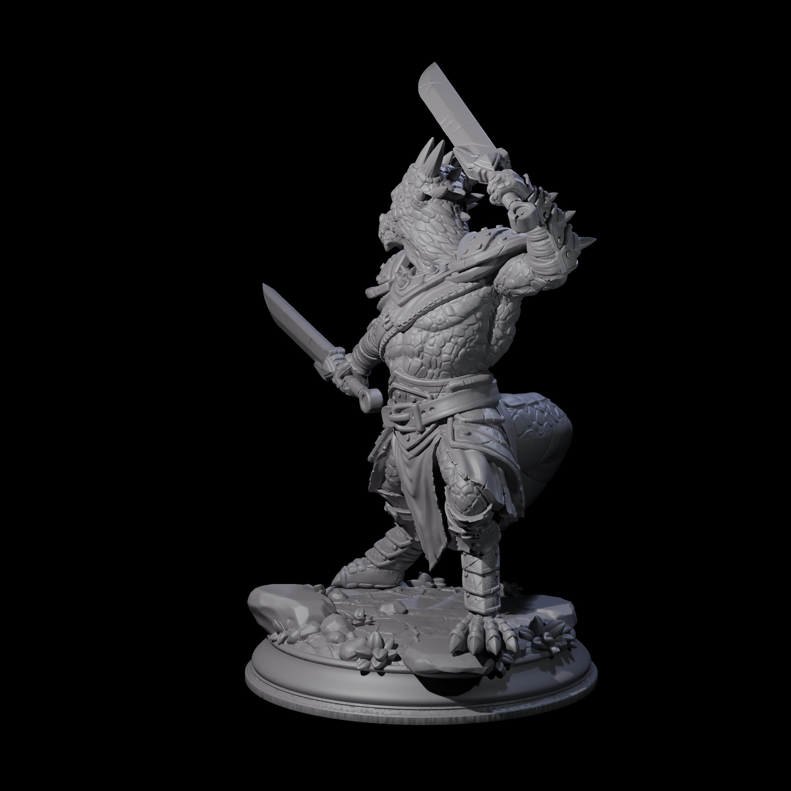 Arrogant Fighter Kobold Miniature for Dungeons and Dragons, Pathfinder or other TTRPGs