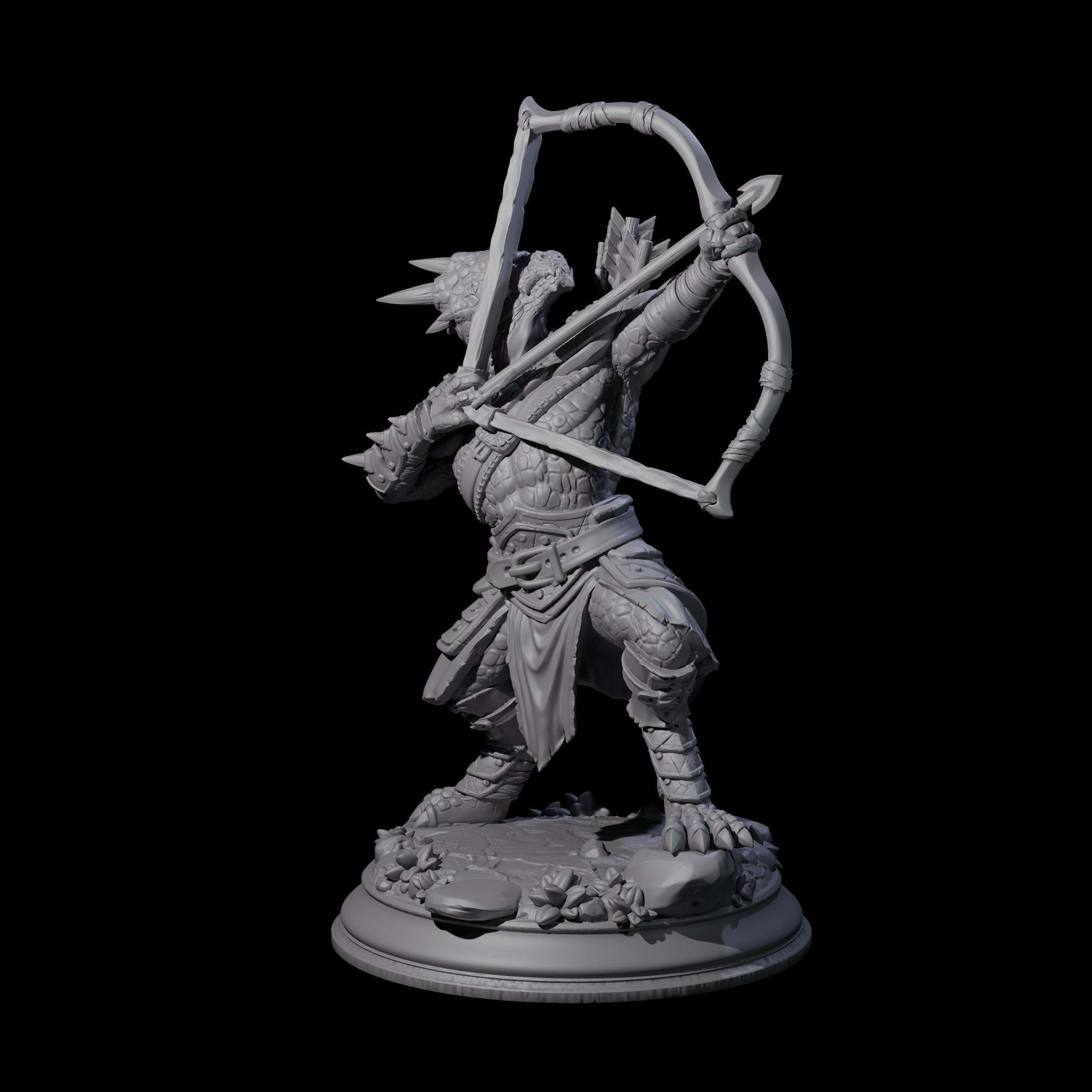 Arrogant Ranger Kobold Miniature for Dungeons and Dragons, Pathfinder or other TTRPGs