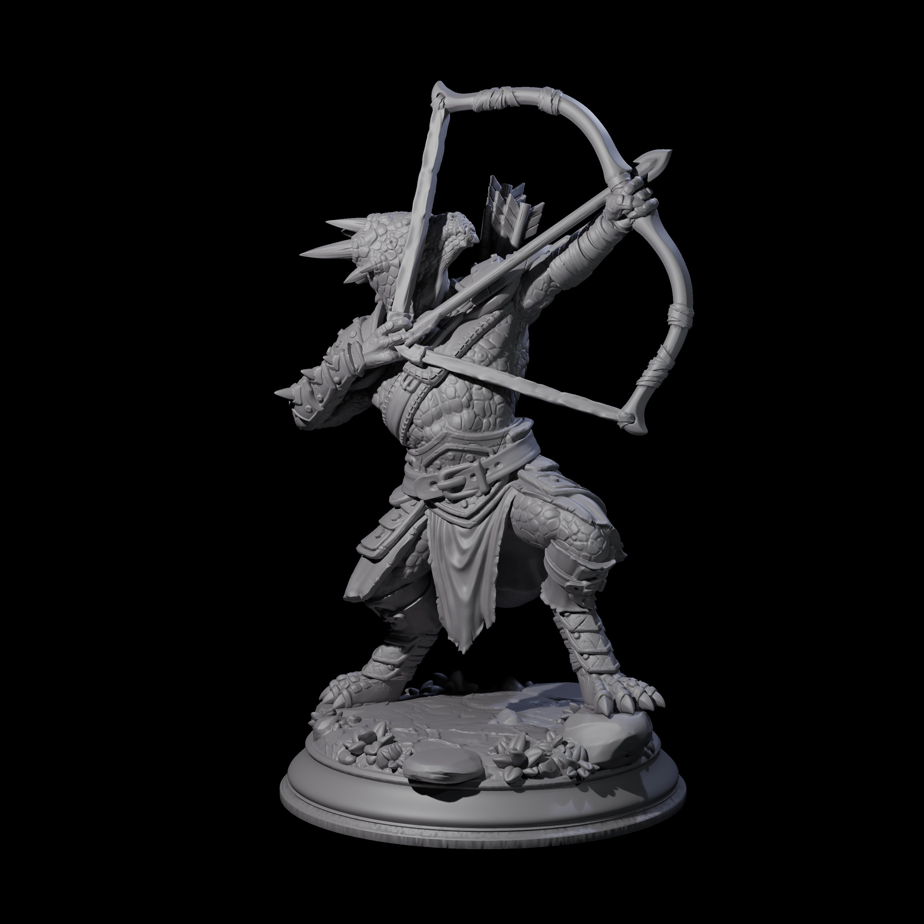 Arrogant Ranger Kobold Miniature for Dungeons and Dragons, Pathfinder or other TTRPGs