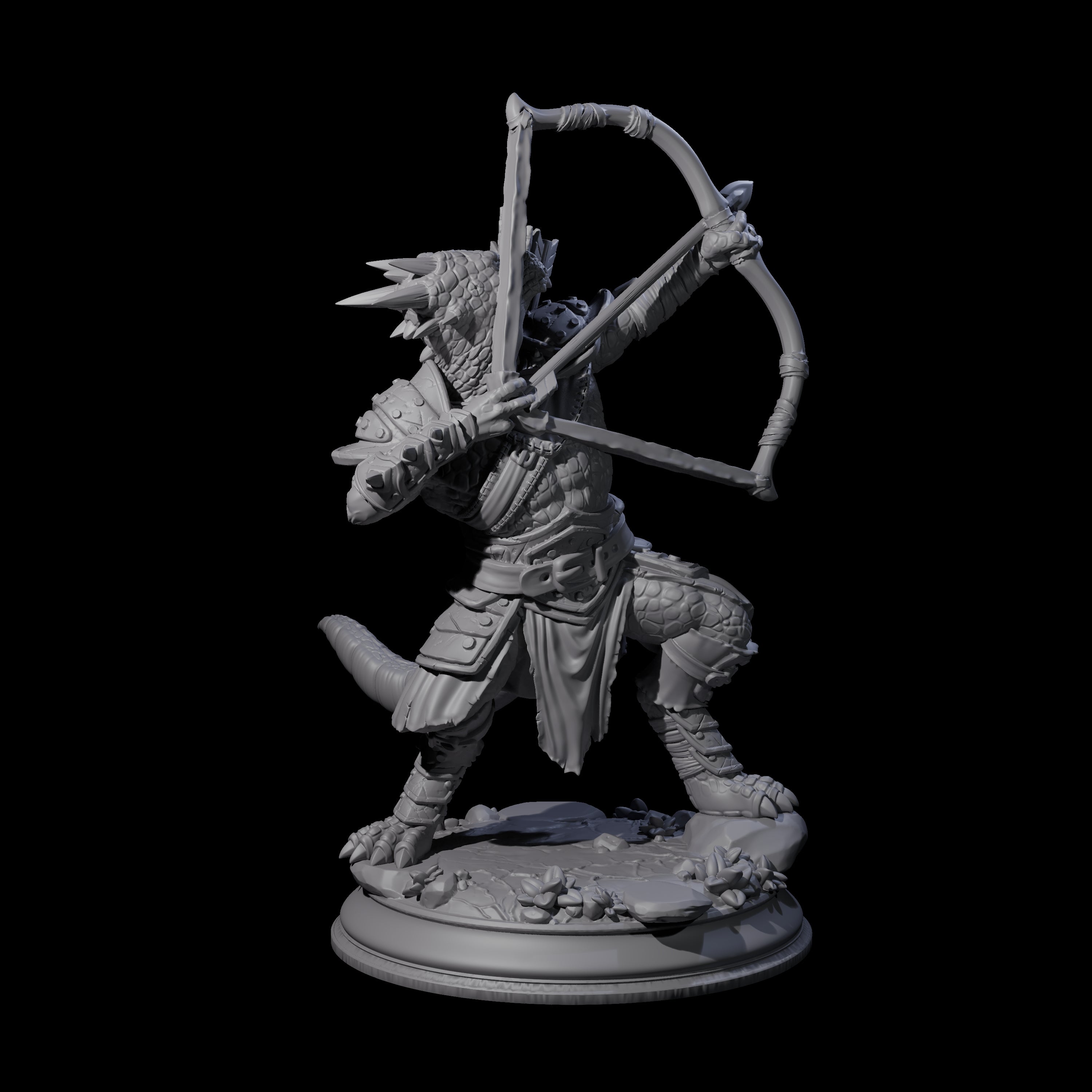 Arrogant Ranger Kobold Miniature for Dungeons and Dragons, Pathfinder or other TTRPGs