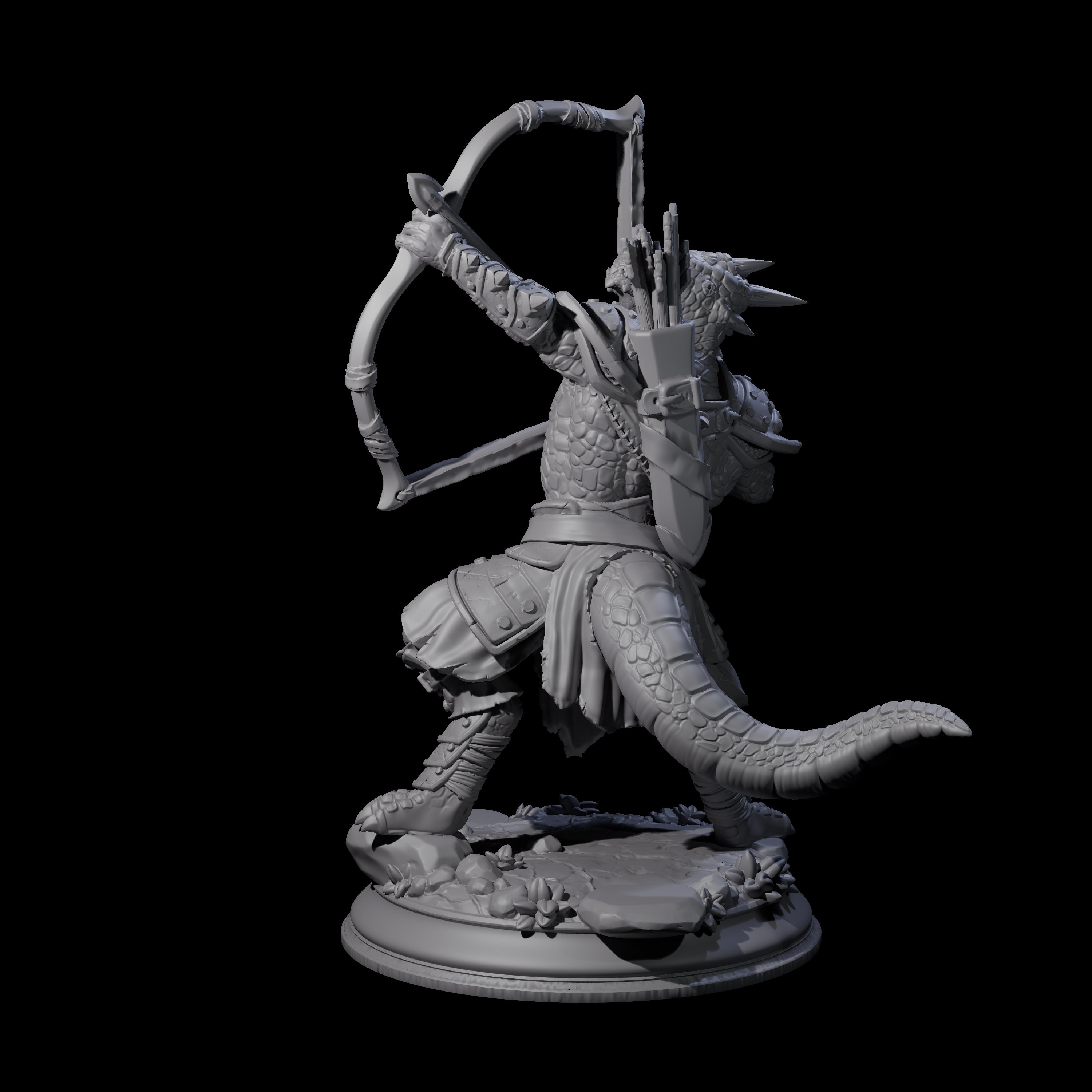 Arrogant Ranger Kobold Miniature for Dungeons and Dragons, Pathfinder or other TTRPGs