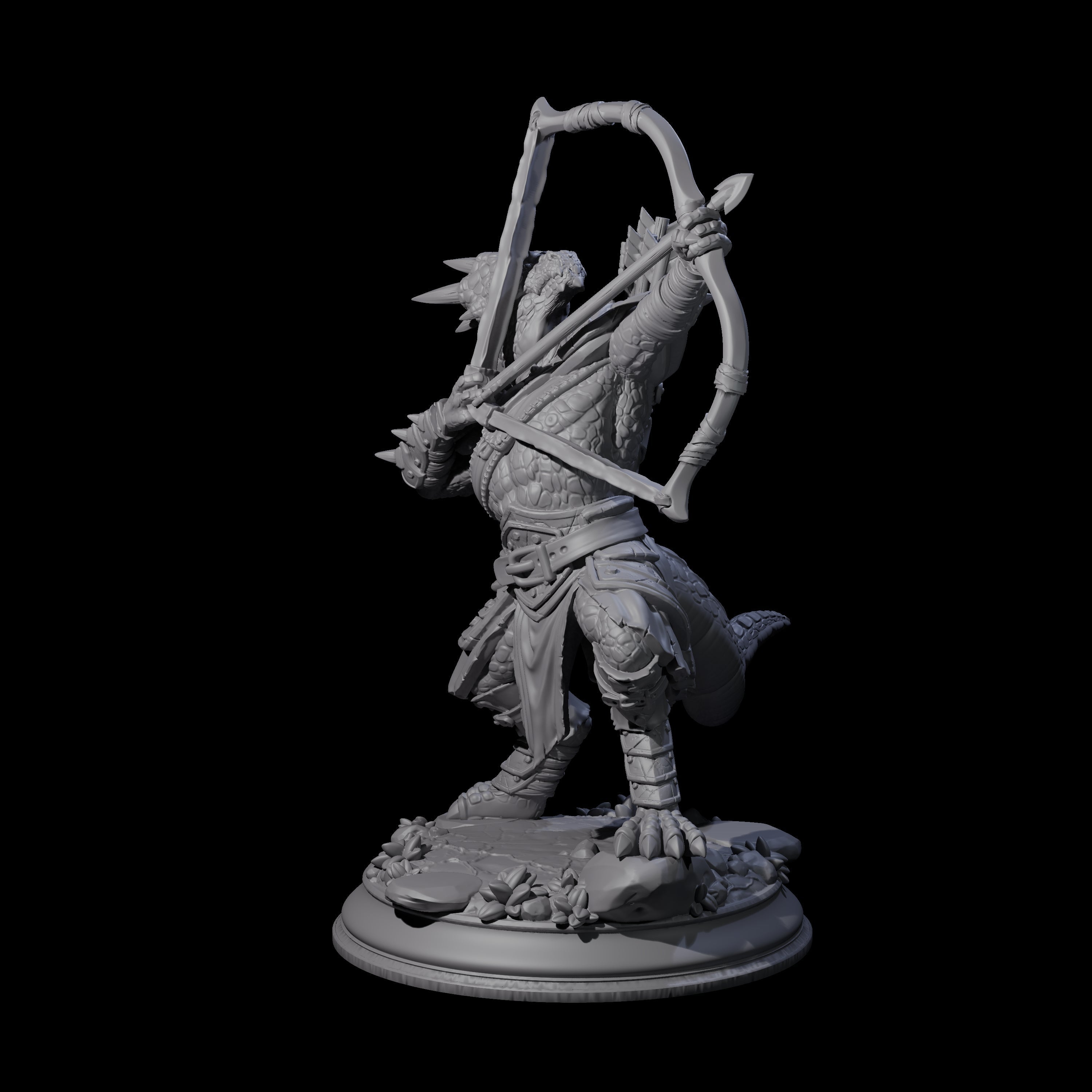 Arrogant Ranger Kobold Miniature for Dungeons and Dragons, Pathfinder or other TTRPGs