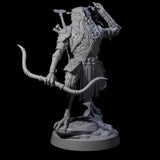 Arrow Pulling Owl Aarakocra Archer Miniature for Dungeons and Dragons, Pathfinder or other TTRPGs