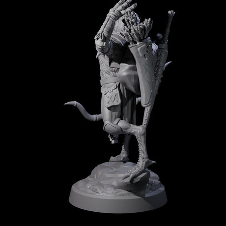 Arrow Pulling Owl Aarakocra Archer Miniature for Dungeons and Dragons, Pathfinder or other TTRPGs