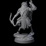Arrow Pulling Owl Aarakocra Archer Miniature for Dungeons and Dragons, Pathfinder or other TTRPGs