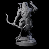 Arrow Pulling Owl Aarakocra Archer Miniature for Dungeons and Dragons, Pathfinder or other TTRPGs