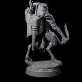 Arrow Pulling Owl Aarakocra Archer Miniature for Dungeons and Dragons, Pathfinder or other TTRPGs