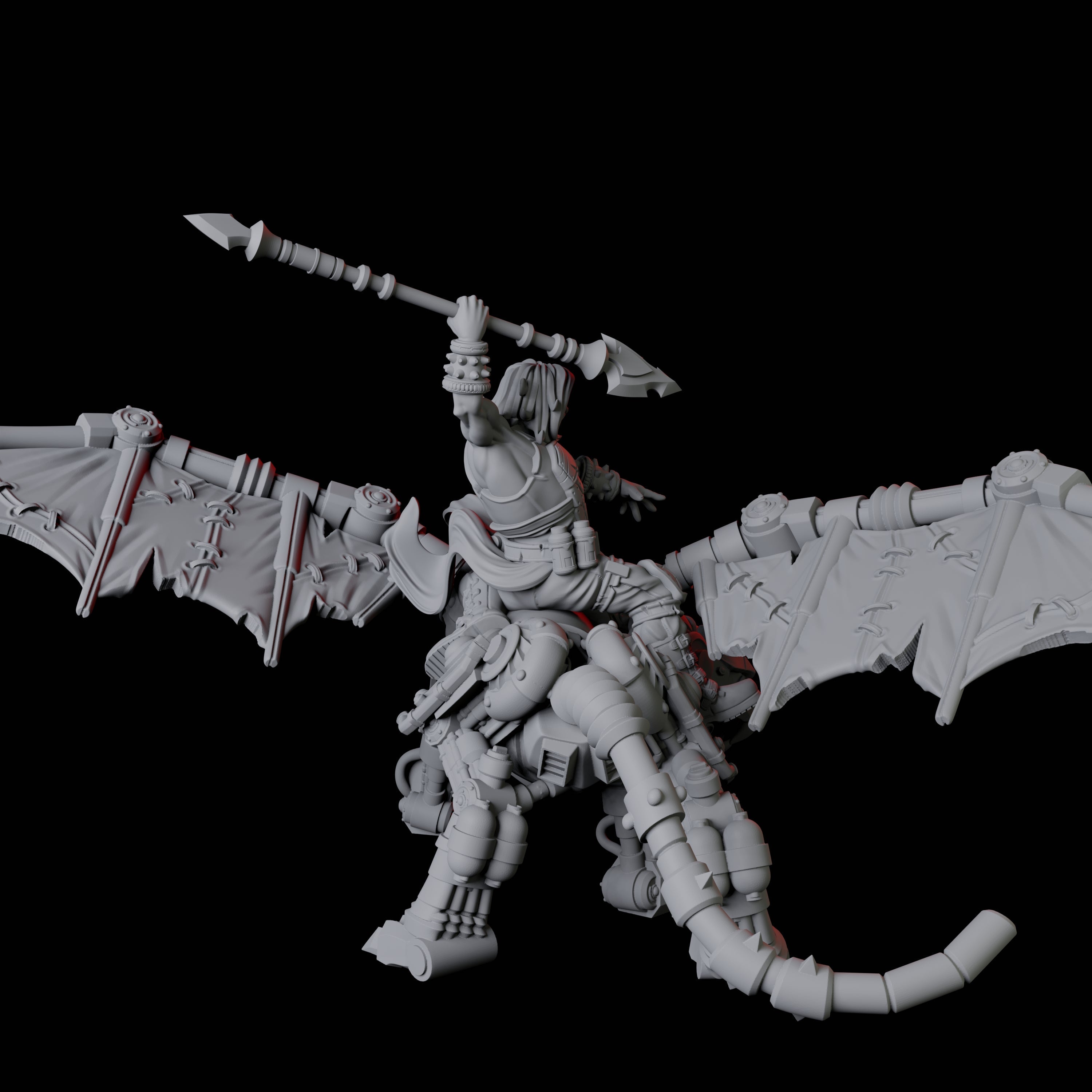 Artificer Flying Big Cat Miniature for Dungeons and Dragons