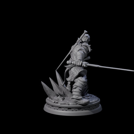 Arvandor - Poised Fighter Miniature for Dungeons and Dragons, Pathfinder or other TTRPGs
