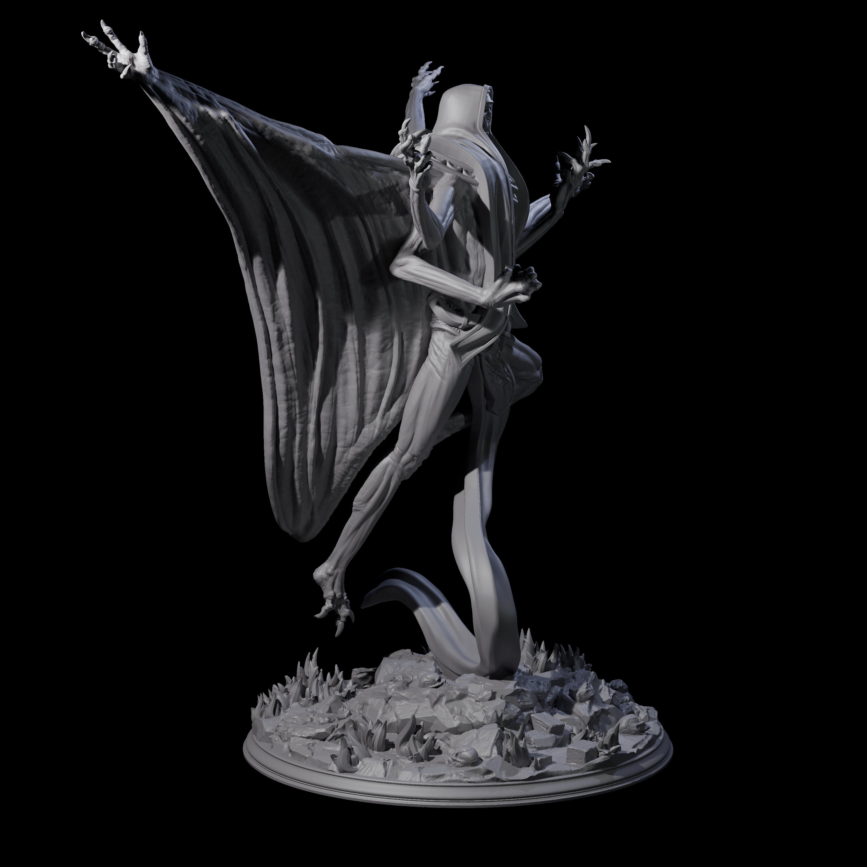 Ascendant Lich Necromancer Miniature for Dungeons and Dragons, Pathfinder or other TTRPGs
