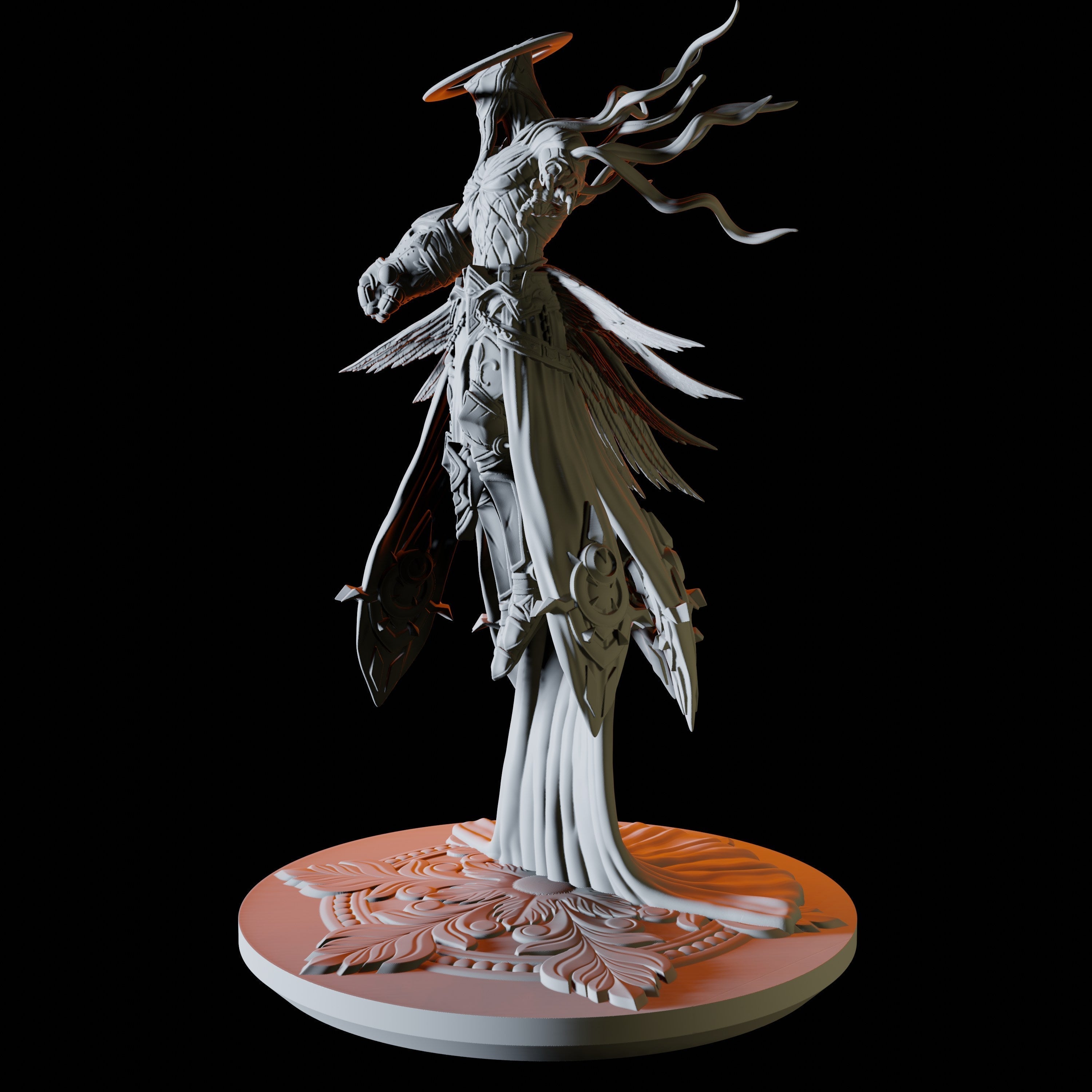 Ascended Monk Celestial Miniature for Dungeons and Dragons - Myth Forged