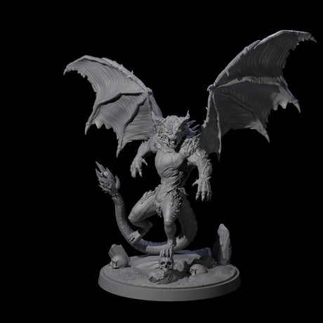 Athletic Manticore A Miniature for Dungeons and Dragons, Pathfinder or other TTRPGs