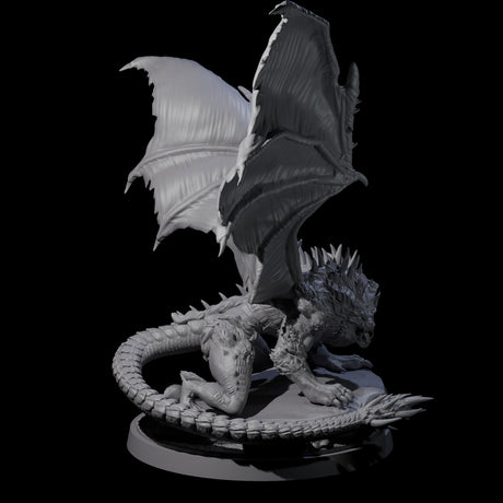 Athletic Manticore B Miniature for Dungeons and Dragons, Pathfinder or other TTRPGs