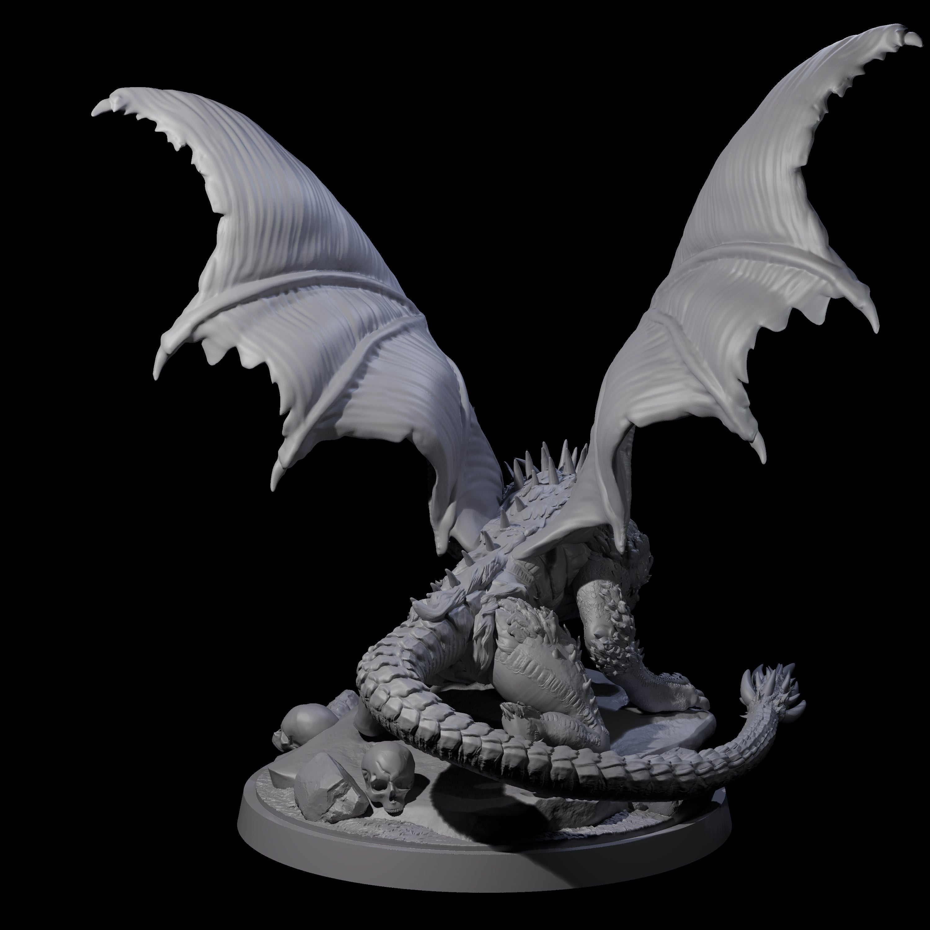 Athletic Manticore B Miniature for Dungeons and Dragons, Pathfinder or other TTRPGs