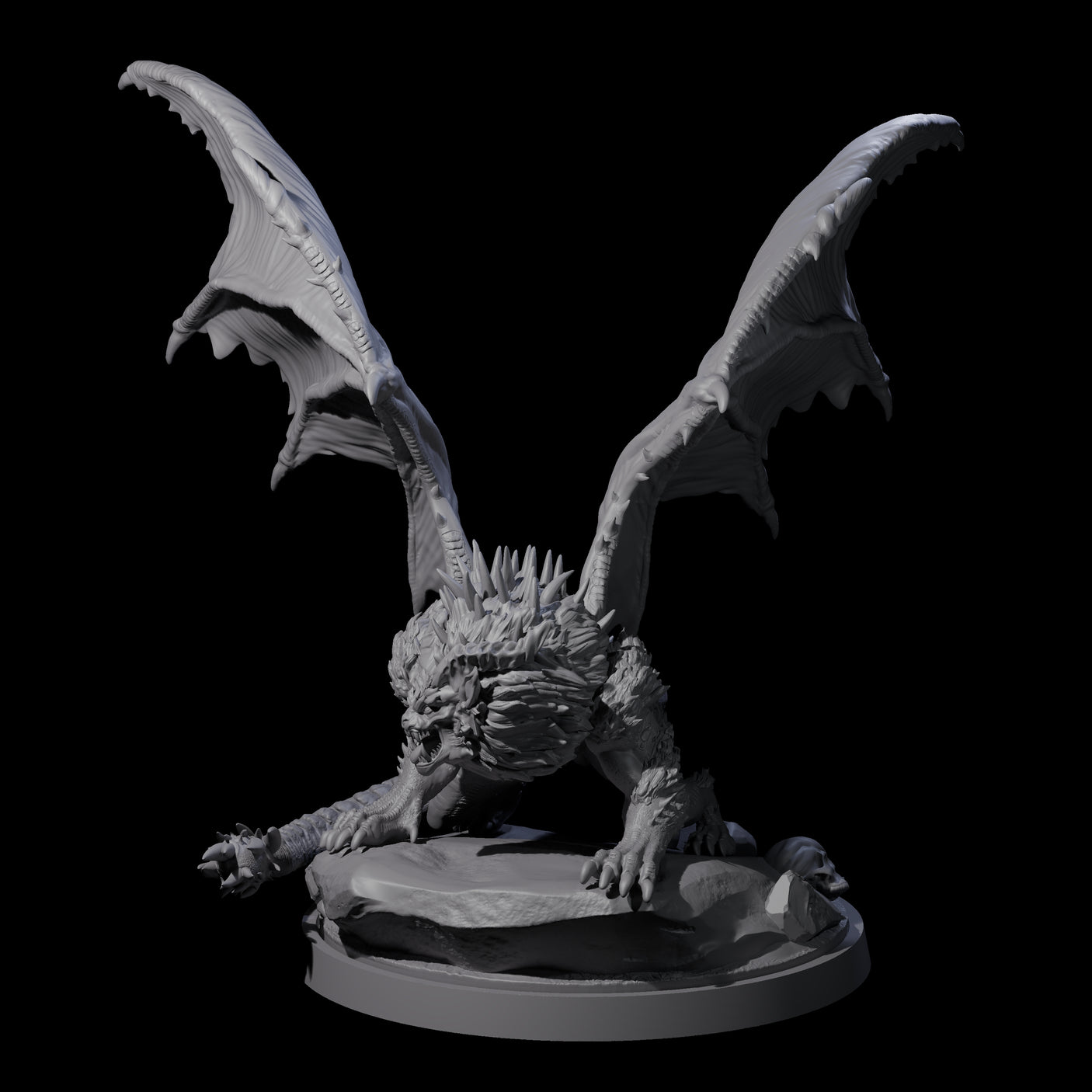 Athletic Manticore B Miniature for Dungeons and Dragons, Pathfinder or other TTRPGs