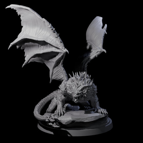 Athletic Manticore B Miniature for Dungeons and Dragons, Pathfinder or other TTRPGs