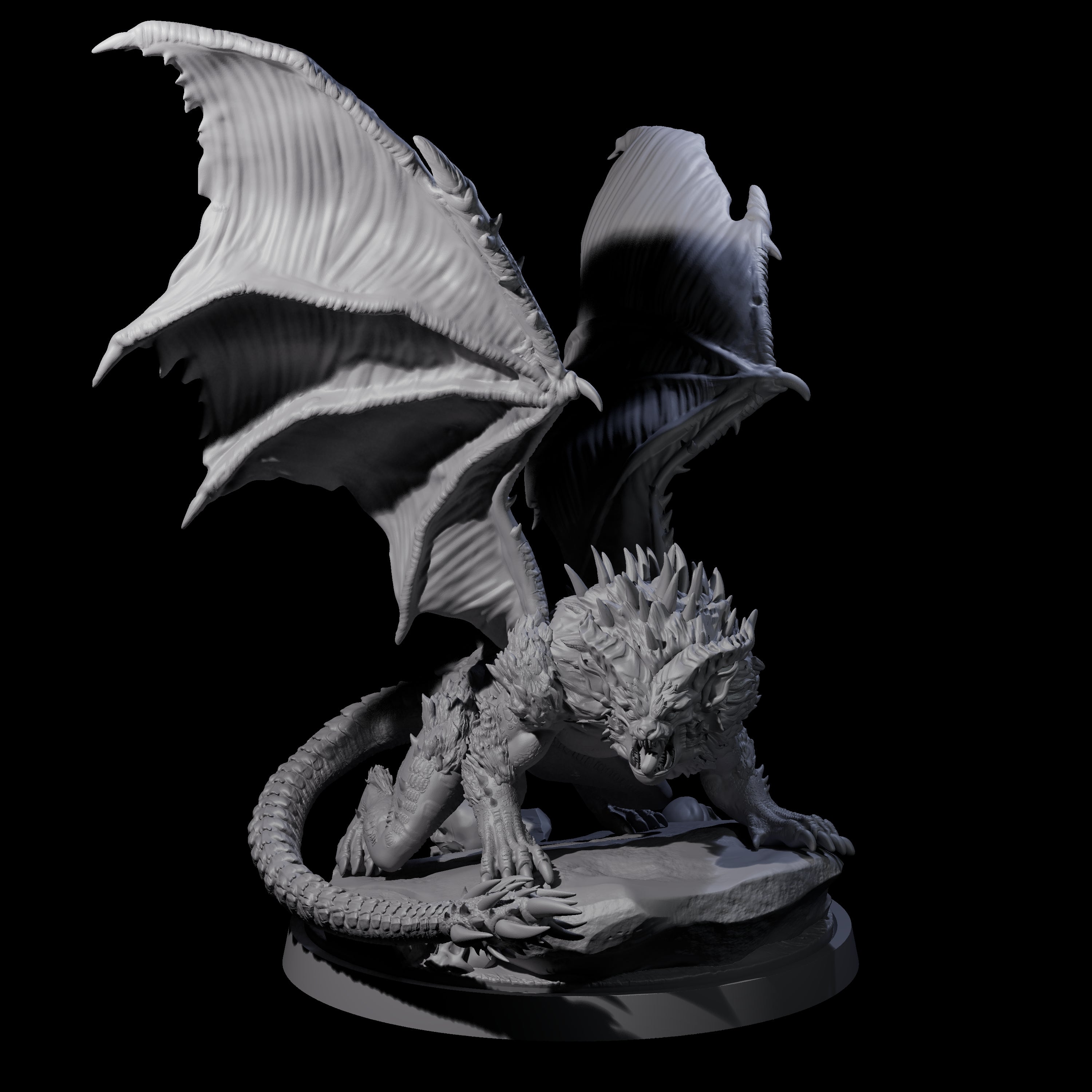 Athletic Manticore B Miniature for Dungeons and Dragons, Pathfinder or other TTRPGs