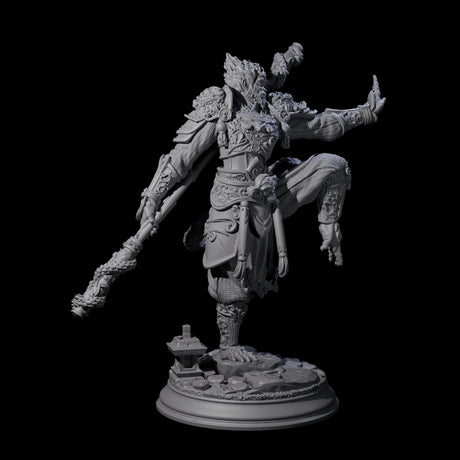 Athletic Monk Miniature for Dungeons and Dragons, Pathfinder or other TTRPGs