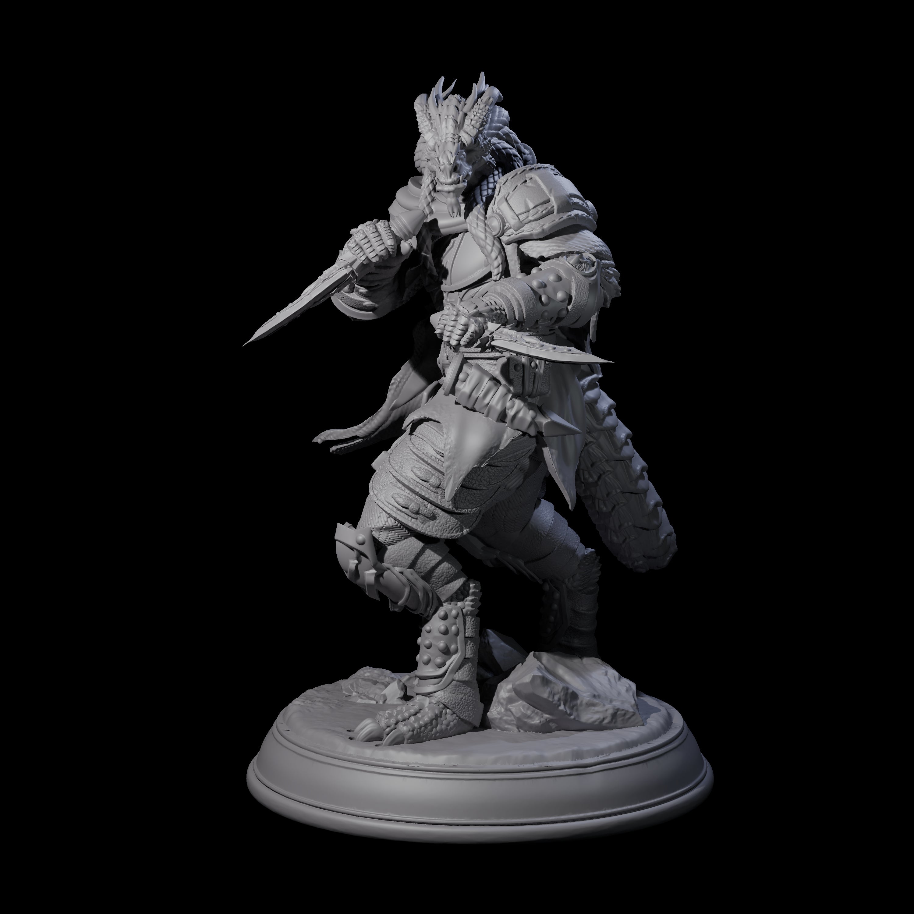 Athletic Rogue Miniature for Dungeons and Dragons, Pathfinder or other TTRPGs