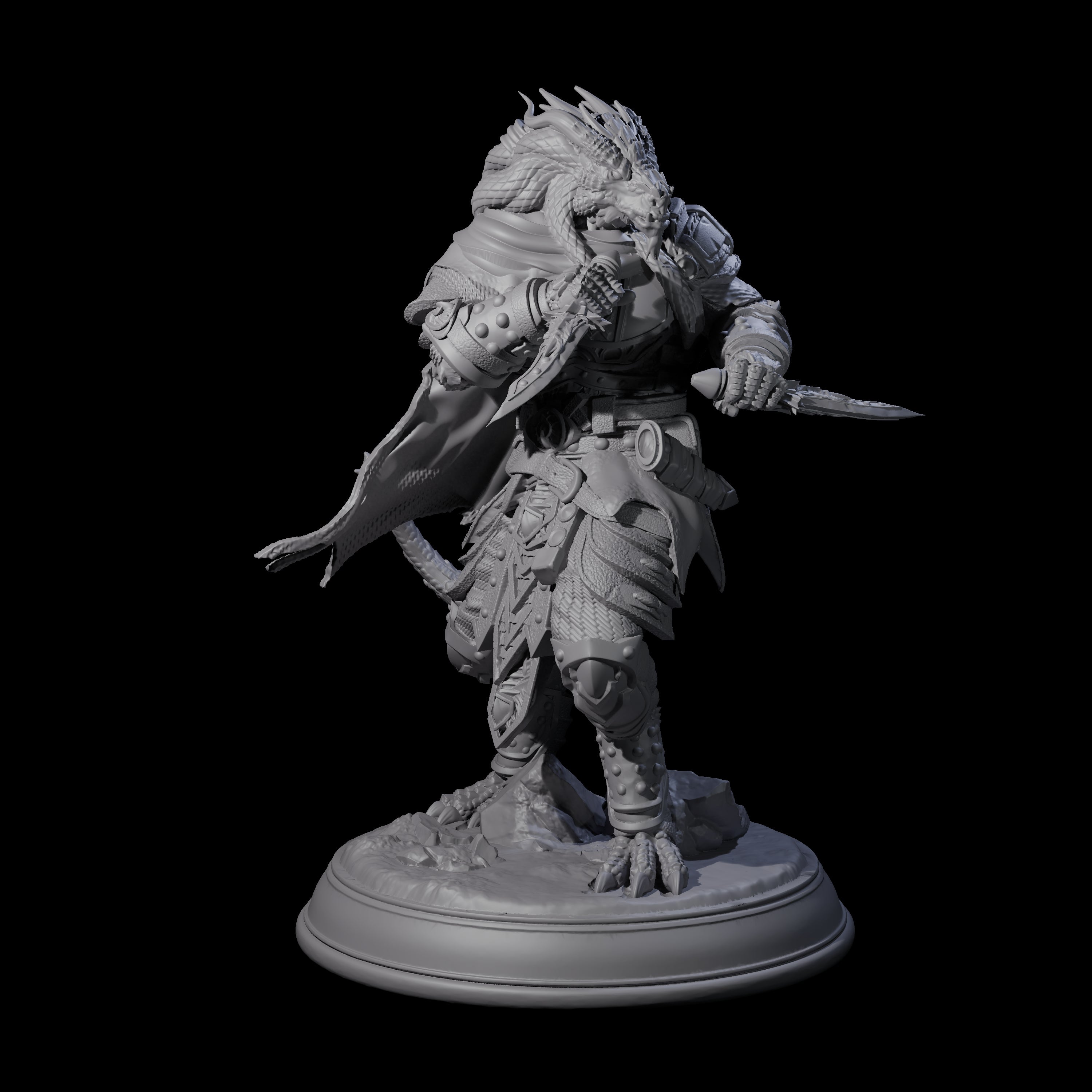 Athletic Rogue Miniature for Dungeons and Dragons, Pathfinder or other TTRPGs