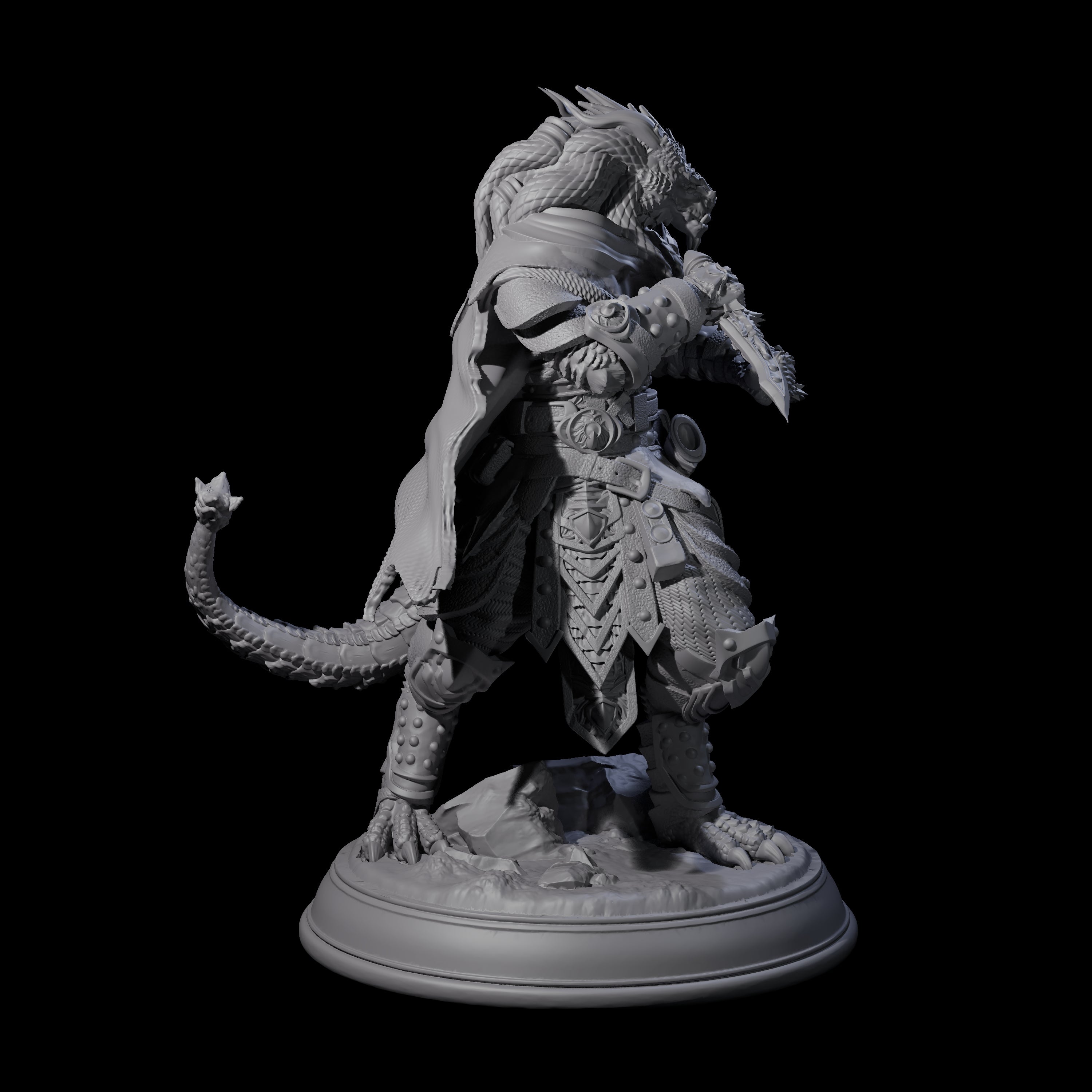 Athletic Rogue Miniature for Dungeons and Dragons, Pathfinder or other TTRPGs