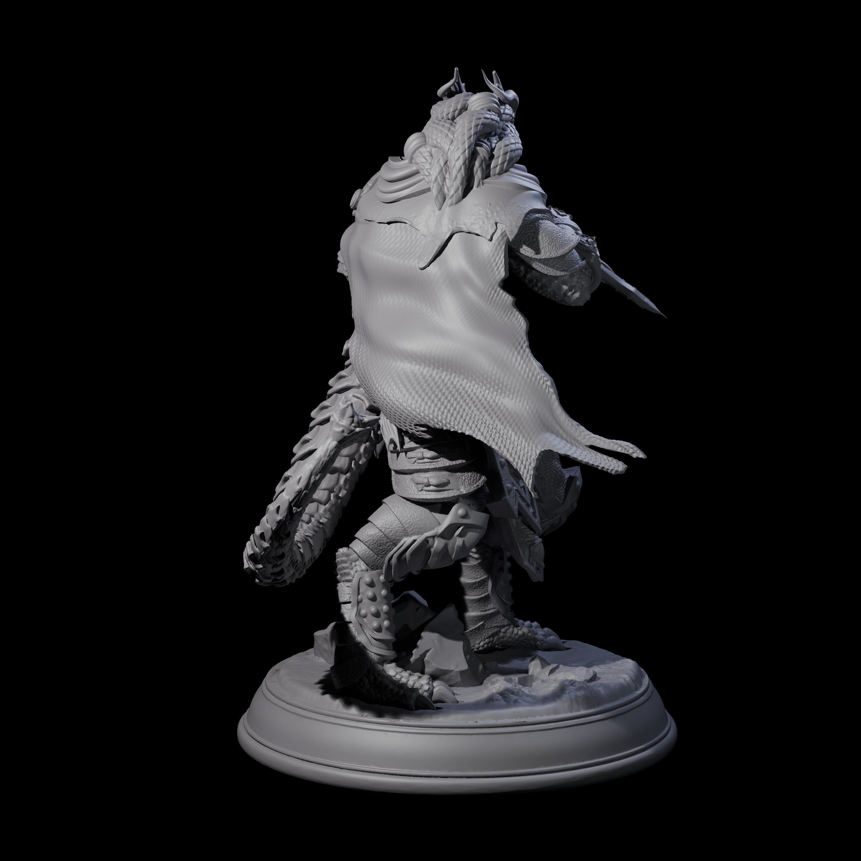 Athletic Rogue Miniature for Dungeons and Dragons, Pathfinder or other TTRPGs