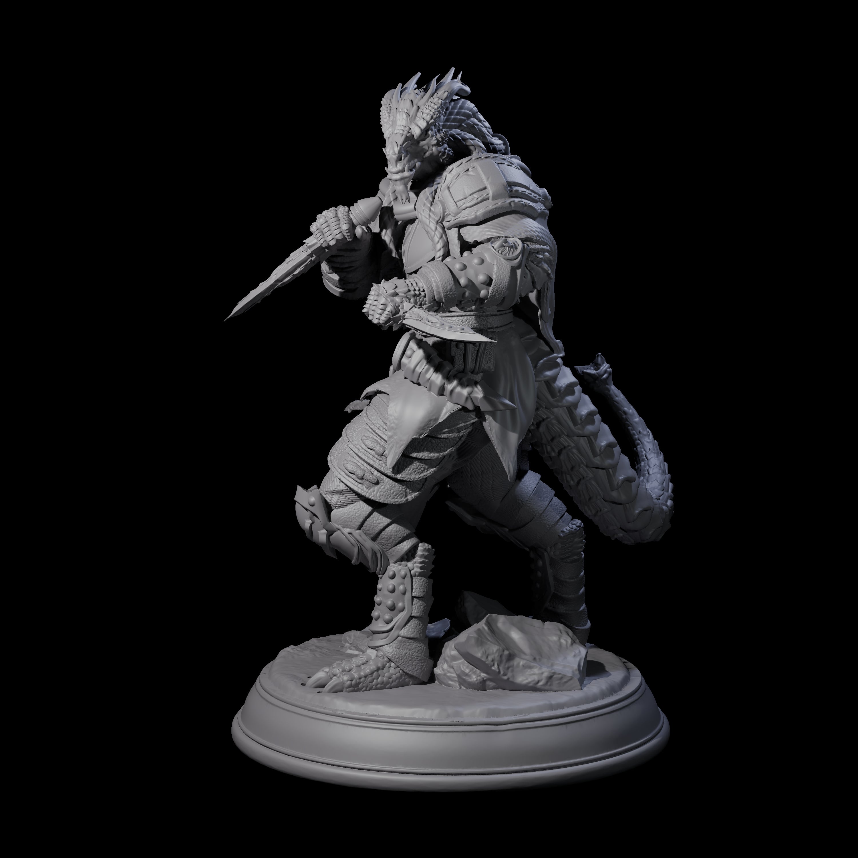 Athletic Rogue Miniature for Dungeons and Dragons, Pathfinder or other TTRPGs