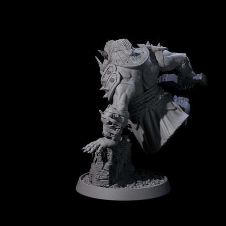 Athletic Tusked Hobgoblin A Miniature for Dungeons and Dragons, Pathfinder or other TTRPGs