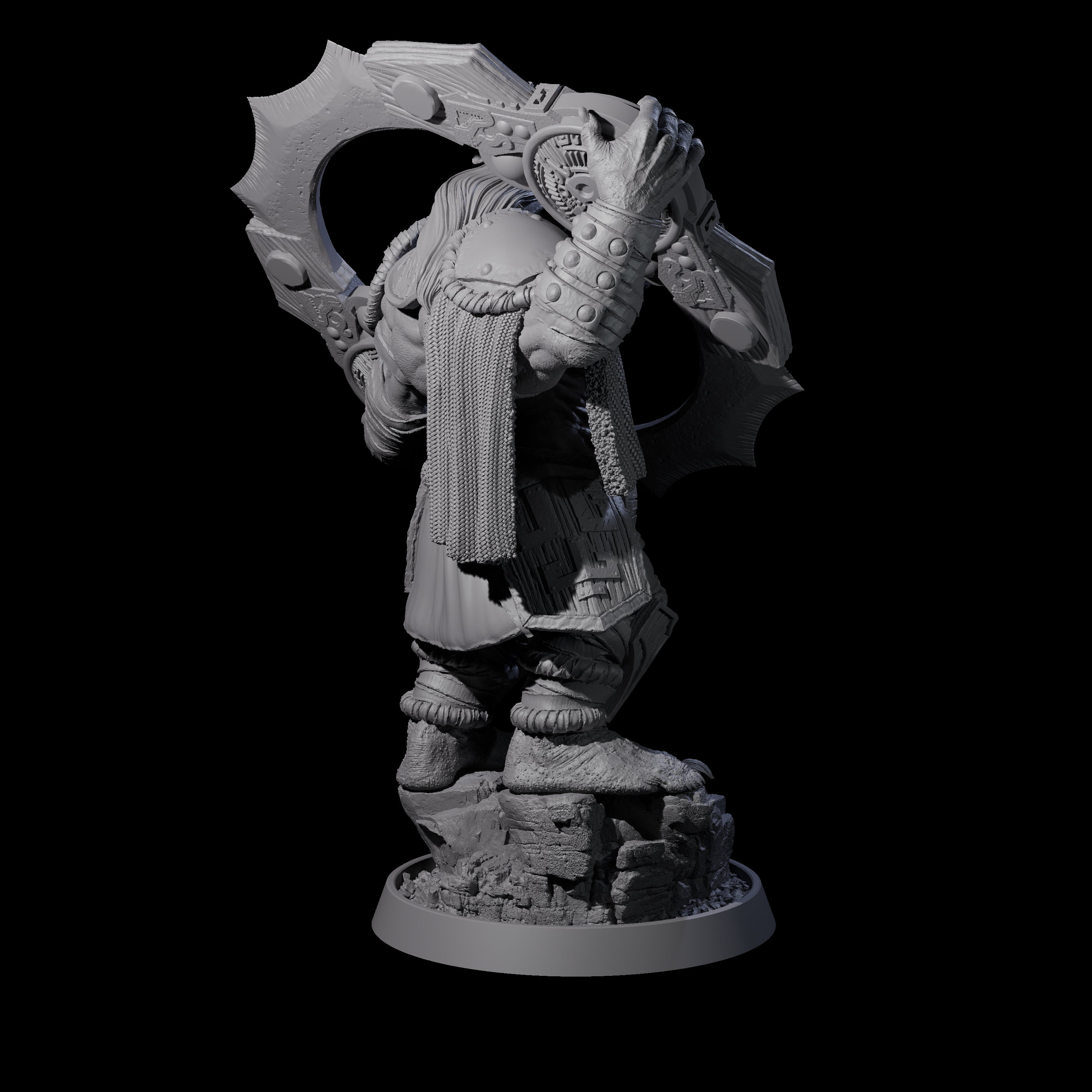 Athletic Tusked Hobgoblin B Miniature for Dungeons and Dragons, Pathfinder or other TTRPGs