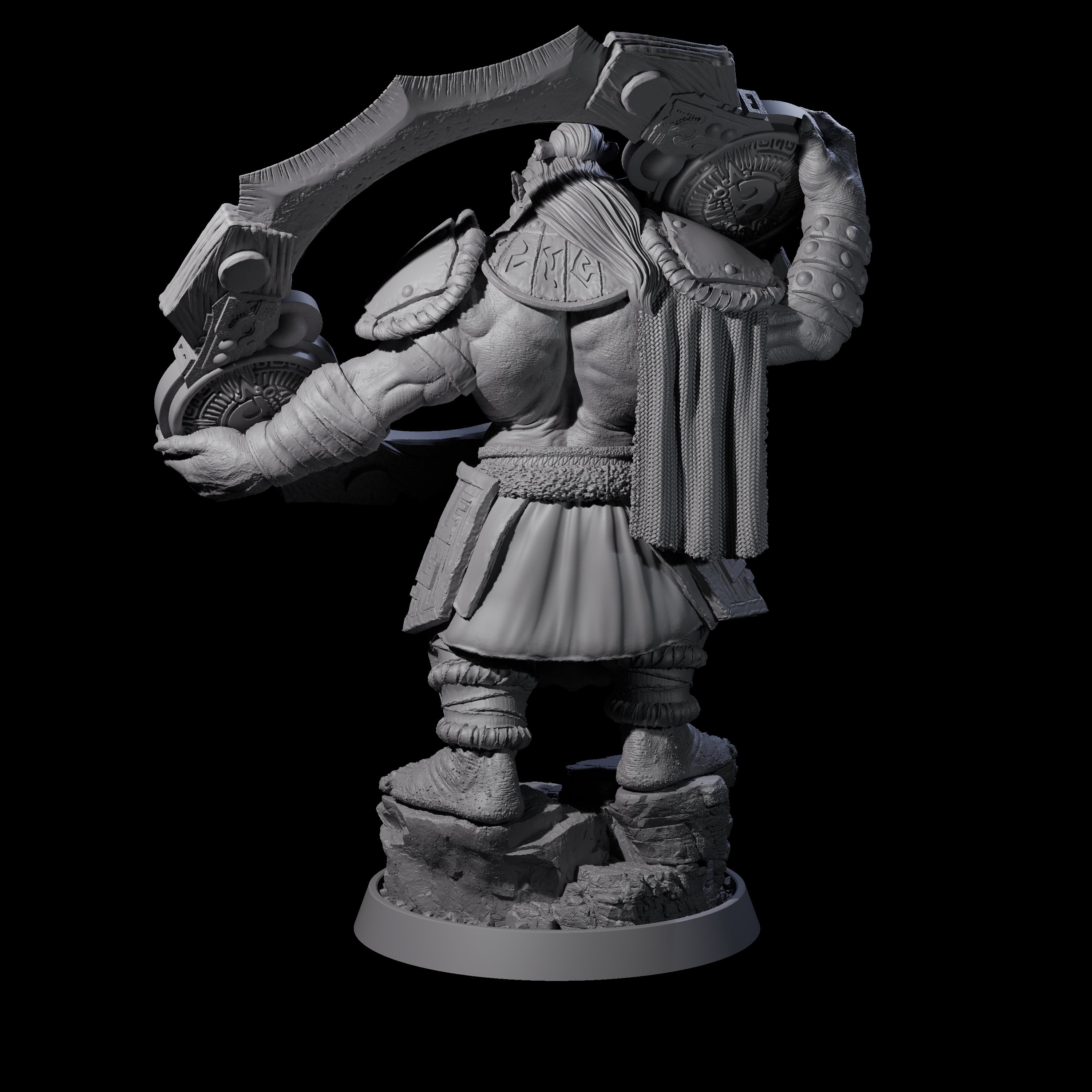 Athletic Tusked Hobgoblin B Miniature for Dungeons and Dragons, Pathfinder or other TTRPGs
