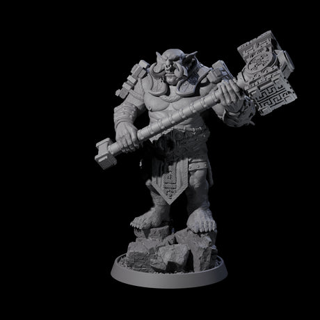 Athletic Tusked Hobgoblin C Miniature for Dungeons and Dragons, Pathfinder or other TTRPGs