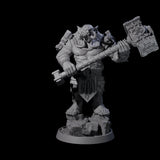 Athletic Tusked Hobgoblin C Miniature for Dungeons and Dragons, Pathfinder or other TTRPGs