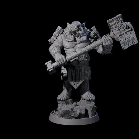 Athletic Tusked Hobgoblin C Miniature for Dungeons and Dragons, Pathfinder or other TTRPGs
