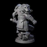 Athletic Tusked Hobgoblin E Miniature for Dungeons and Dragons, Pathfinder or other TTRPGs