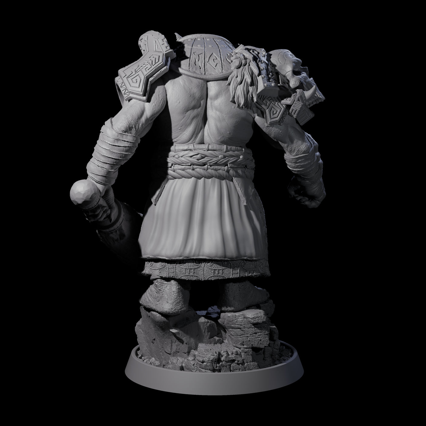 Athletic Tusked Hobgoblin E Miniature for Dungeons and Dragons, Pathfinder or other TTRPGs