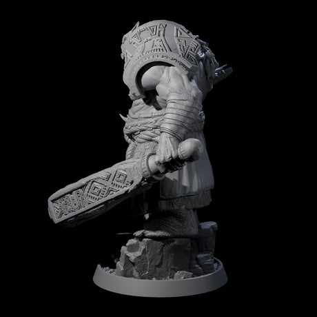 Athletic Tusked Hobgoblin E Miniature for Dungeons and Dragons, Pathfinder or other TTRPGs