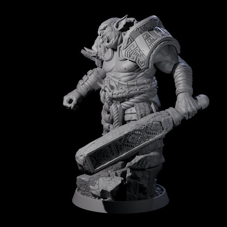 Athletic Tusked Hobgoblin E Miniature for Dungeons and Dragons, Pathfinder or other TTRPGs